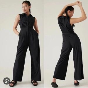 Athleta Brooklyn Heights Dark Navy Blue Jumpsuit